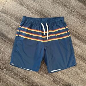 Fair Harbor 8” 3 Stripes Anchor Swim Trunks
